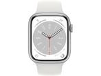 Apple Watch Series 8, 41mm, GPS, aluminium Zilver (Wit), Sieraden, Tassen en Uiterlijk, Smartwatches, Verzenden, Zo goed als nieuw