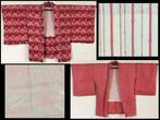 Set van 2 / SHIBORI / Japanse Vintage Kimono  HAORI jas -, Antiek en Kunst