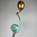 Iwona Krajnik - The bird with egg - large- 73cm Bronze