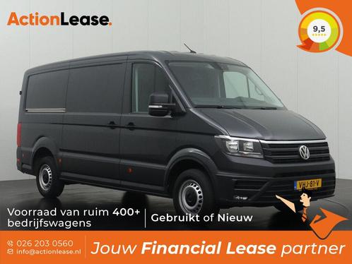 Volkswagen Crafter L3 H2 2020 €313 per maand, Auto's, Bestelauto's, Dealer onderhouden, Te koop, Zwart, Handgeschakeld, Financial lease