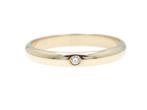 Cartier - Ring - 1895 Wedding band Ring Single Diamond Au750, Nieuw