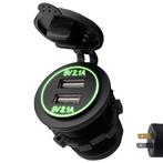 ProRide 12V USB Autolader 2 Poorten Inbouw - 5V/2.1A - USB, Verzenden, Nieuw