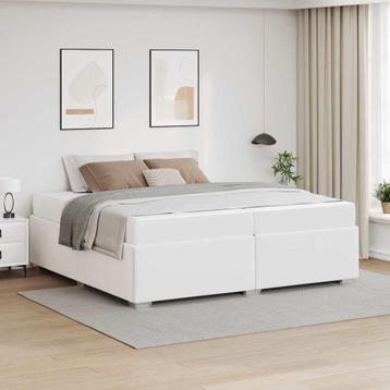 vidaXL Bedframe Wit 200 x 200 cm Kunstleer beschikbaar voor biedingen