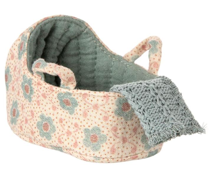 Maileg - Draagmand voor baby muis blauw, Kinderen en Baby's, Speelgoed | Overig