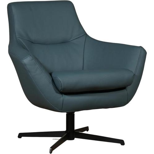 Leren Fauteuil Wing - Toledo Leer Whale, Huis en Inrichting, Fauteuils, 75 tot 100 cm, 75 tot 100 cm, Nieuw, Leer, Ophalen of Verzenden