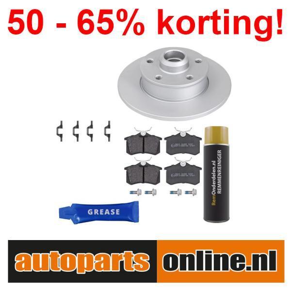 Remschijven + Remblokken Volkswagen (vw) Corrado achterzijde, Auto-onderdelen, Besturing, Nieuw, Verzenden