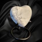 Urn | aluminium | hart op standaard wit marmer (P), Dieren en Toebehoren, Verzenden, Nieuw