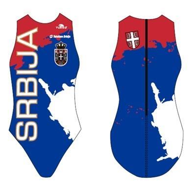 Special Made Turbo Waterpolo badpak SRBIJA, Watersport en Boten, Waterpolo, Nieuw, Verzenden