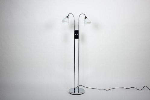 Nordlux - Staande lamp - Ray 2-spot - Chroom en wit - Metaal, Antiek en Kunst, Antiek | Lampen