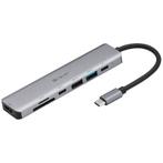 Tracer 7 in 1 Adapter USB Hub Type-C - HDMI 4K USB 3.0 PDW, Ophalen of Verzenden, Nieuw