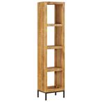 vidaXL Boekenkast 40x30x175 cm massief mangohout, Minder dan 50 cm, Verzenden, Nieuw, 150 tot 200 cm