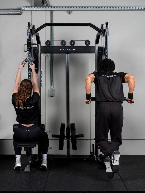 SALE !  M1+ set:squat rack + functional trainer, 107.5KG,..., Sport en Fitness, Fitnessmaterialen, Nieuw, Armen, Benen, Borst