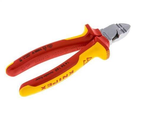 Knipex Zijkniptang 160mm VDE-Getest Tot 1000V Met Draadstrip, Doe-het-zelf en Verbouw, Gereedschap | Handgereedschap, Nieuw, Verzenden