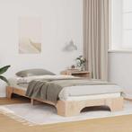 vidaXL Bedframe met opslag Bruin 100 x 210 cm Hout, Verzenden, Nieuw, Hout