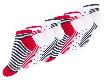 8 paar Meisjes sneakersokken - Miss Sailor beschikbaar voor biedingen