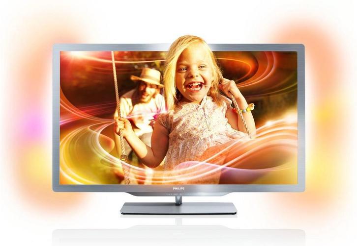 Philips 42PFL7606 - 42 inch Full HD Ambilight LED TV, Audio, Tv en Foto, Televisies, 100 cm of meer, 100 Hz, Full HD (1080p), Zo goed als nieuw