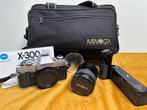 Minolta X-300 + Motordrive + 28-70mm + acc. | Analoge camera, Nieuw