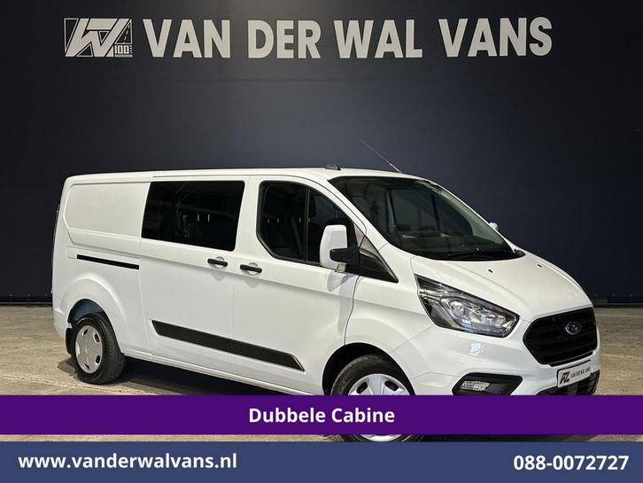 Ford Transit Custom | 2.0 TDCI 131pk L2H1 Dubbele Cabine, Auto's, Bestelauto's, Dealer onderhouden, Te koop, Handgeschakeld, Diesel