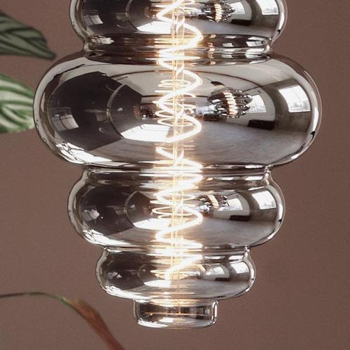 Calex LED Filamentlamp Paris XXL Titanium Ø200mm E27 6W, Huis en Inrichting, Lampen | Losse lampen, Ophalen of Verzenden