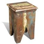 vidaXL Kruk massief gerecycled hout, Verzenden, Nieuw, Bruin