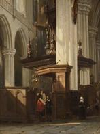 Cornelis Springer (1817-1891) - Het Interieur van de Nieuwe