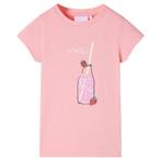 vidaXL Kindershirt 116 roze, Kinderen en Baby's, Verzenden, Nieuw