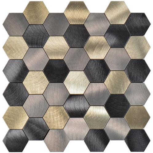 Zelfklevend Mozaïek Hexagon Nela, Huis en Inrichting, Woonaccessoires | Wanddecoraties, Nieuw, Ophalen of Verzenden