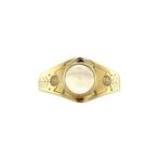 Gouden ring met maansteen 14 krt, Sieraden, Tassen en Uiterlijk, Ringen, Nieuw, Ophalen of Verzenden