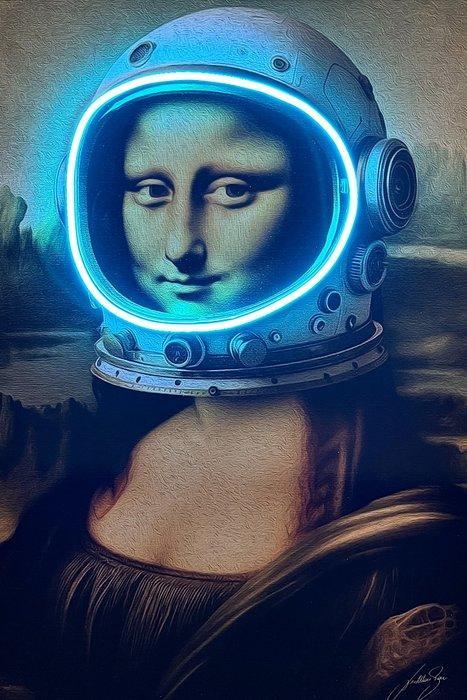 LEDMansion (1995) - Gioconda Astronaut Led Wall Art, Antiek en Kunst, Kunst | Schilderijen | Modern