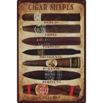 Wandbord - Cigar Shapes Cuba, Nieuw, Ophalen of Verzenden