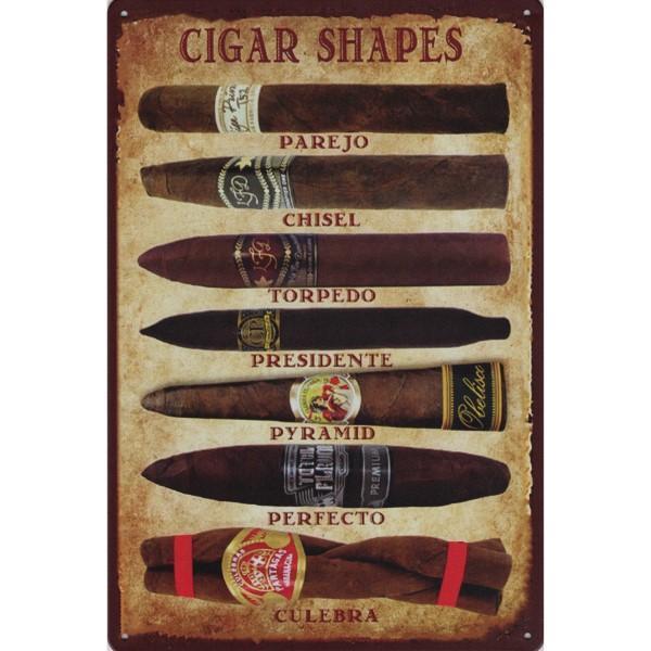 Wandbord - Cigar Shapes Cuba, Huis en Inrichting, Woonaccessoires | Wanddecoraties, Nieuw, Ophalen of Verzenden