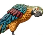 sculptuur, Orientale con pappagallo - 34 cm - Aardewerk, Antiek en Kunst, Antiek | Keramiek en Aardewerk