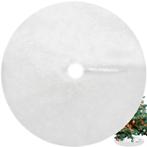 Ruhhy Kerstboom Mat - Pluizig Wit Vloerkleed - 72 cm voor..., Diversen, Ophalen of Verzenden, Nieuw