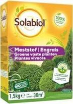 SOLABIOL MESTSTOF GROENE VASTE PLANTEN 1.5 KG (PLANT & ZORG), Ophalen of Verzenden, Nieuw