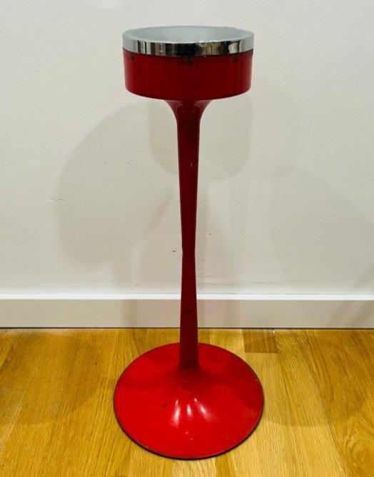Asbak - Cenicero de Pie Space Age Tulip Style - Staal, Antiek en Kunst, Kunst | Designobjecten