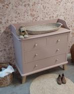 Vintage prachtige commode / ladekast zachtroze, Ophalen of Verzenden, Voetruimte, Minder dan 50 cm, 100 cm of meer