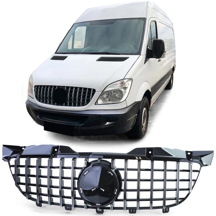 Grill Mercedes Sprinter W906 06-13 Chroom AMG Look, Auto-onderdelen, Overige Auto-onderdelen, Ophalen of Verzenden