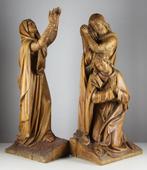 sculptuur, Calvary Group - 70 cm - Lindehout, Antiek en Kunst