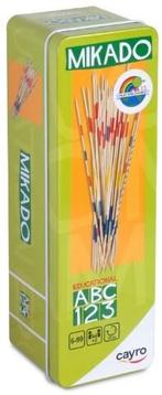 Mikado Metal Box (Houten Spel) | Cayro - Gezelschapsspellen, Hobby en Vrije tijd, Gezelschapsspellen | Bordspellen, Verzenden