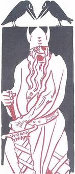 Het succes van Wodan in Nazi-Duitsland op spotprent, Antiek en Kunst, Kunst | Litho's en Zeefdrukken, Verzenden