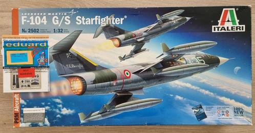 Italeri 2502 F-104 G/S Starfighter 1:32 NL DECALS + PE, Hobby en Vrije tijd, Modelbouw | Vliegtuigen en Helikopters, Italeri, Verzenden