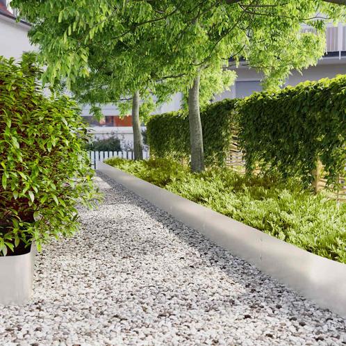 vidaXL Gazonranden 10 st 25x103 cm roestvrij staal, Tuin en Terras, Overige Tuin en Terras, Nieuw, Verzenden