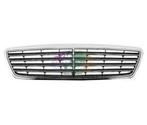 MERCEDES C klasse, W203, 2000-2004 - GRILLE, zwart, chrom..., Auto-onderdelen, Carrosserie en Plaatwerk, Verzenden, Nieuw, Mercedes-Benz