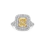 Statement ring - 18 karaat Witgoud - 2.69ct. tw. Diamant