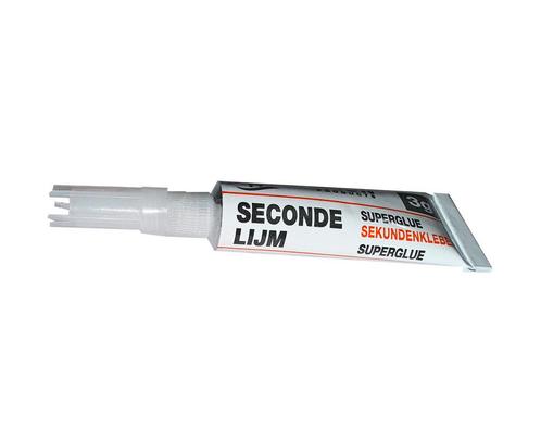 Secondelijm in tube (3 gram), Doe-het-zelf en Verbouw, Gereedschap | Handgereedschap, Nieuw, Ophalen of Verzenden