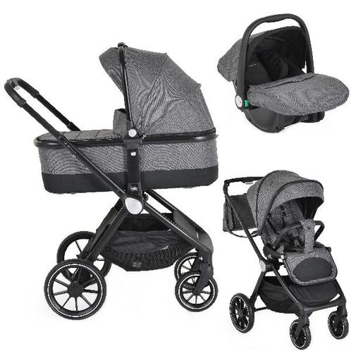 Cangaroo Christiano Dark Grey 3-in-1 Kinderwagen incl., Kinderen en Baby's, Kinderwagens en Combinaties, Nieuw, Verzenden