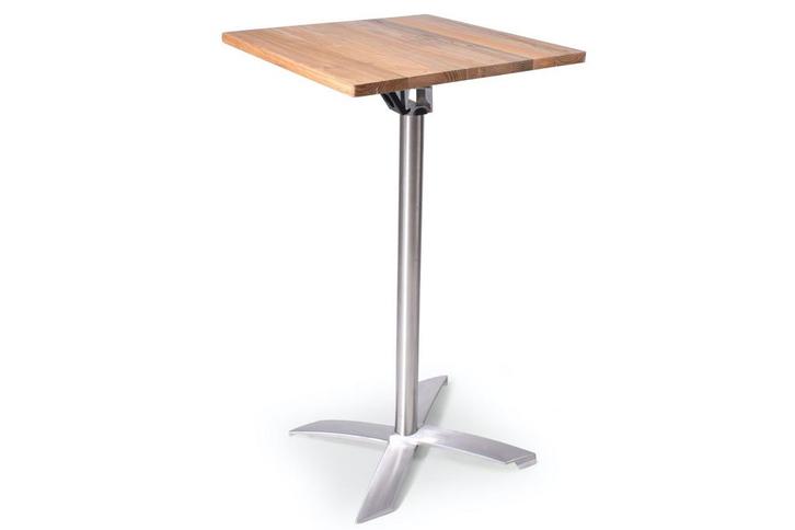 Statafel Helsinki | 60x60cm | opklapbaar, Tuin en Terras, Tuintafels, Nieuw, Kunststof, Vierkant, Ophalen of Verzenden