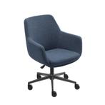 Bureaustoel/Eetkamerstoel Volos - Donkerblauw, Huis en Inrichting, Bureaus, Ophalen of Verzenden, Nieuw