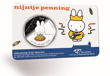 60 jaar nijntje penning 2015 BU-kwaliteit in coincard beschikbaar voor biedingen