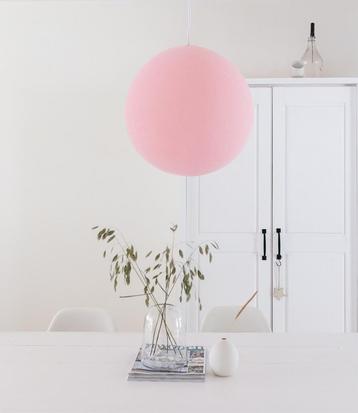 Cottonball hanglamp  31 cm  - Light pink